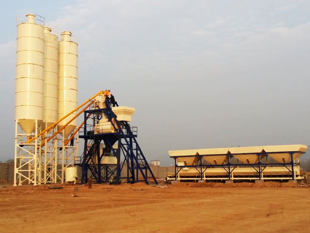 HZS75混(hùn)凝土攪拌站(zhàn)