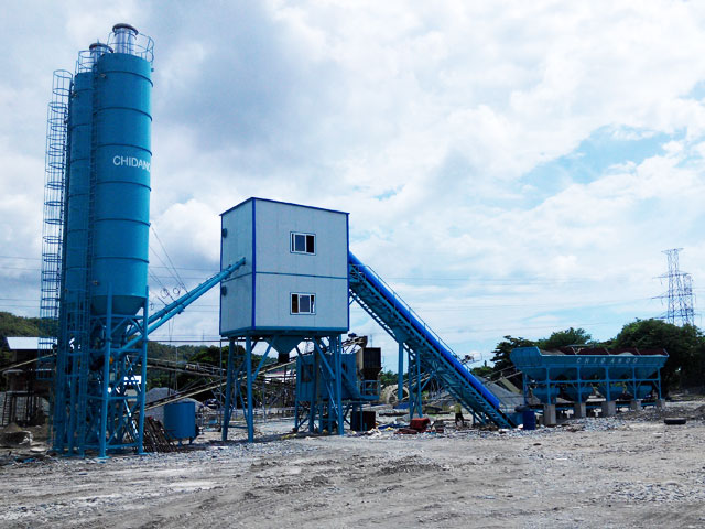 HZS60混(hùn)凝土攪拌站(zhan)