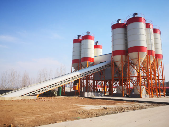 HZS180商品混凝土(tǔ)攪拌站