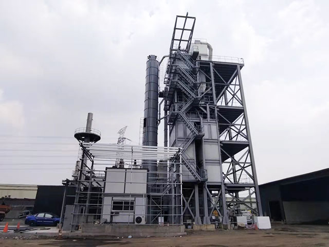 宏健系列LB3000瀝(li)青混凝土攪(jiao)拌站配套LRZ120型(xing)瀝青廠拌熱(rè)再生設備